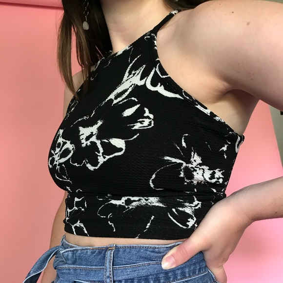 Halter Neck Crop Top - Picture 2 of 2